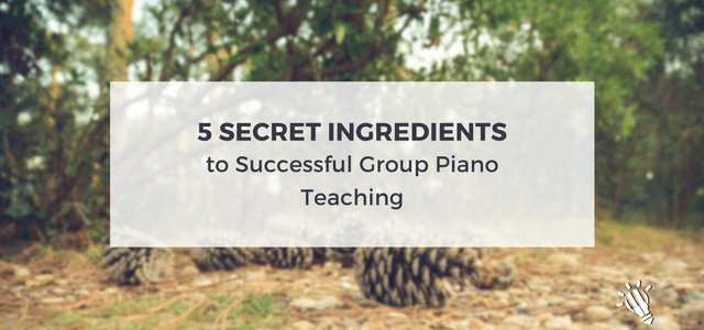 group piano teaching