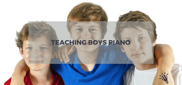 Teaching Boys Piano