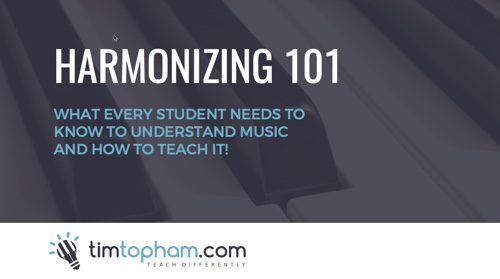 teaching harmony on the piano