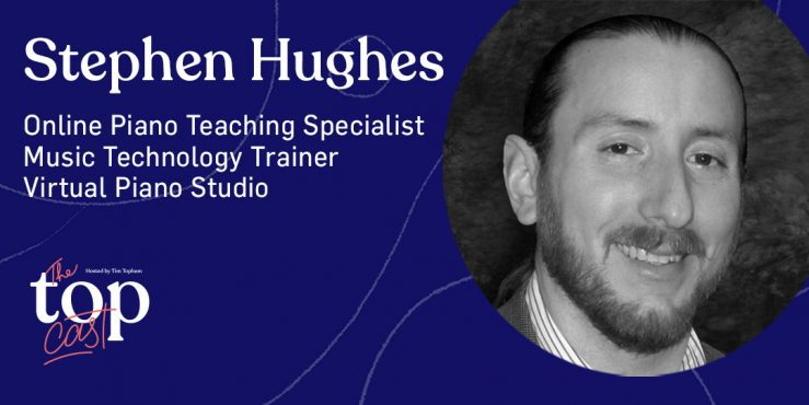 virtual piano studio guest Stephen Hughes