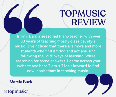 Music lessons have improved with the help of TopMuisicPro