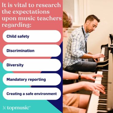 It is vital to research the expectations upon music teachers regarding child protection 